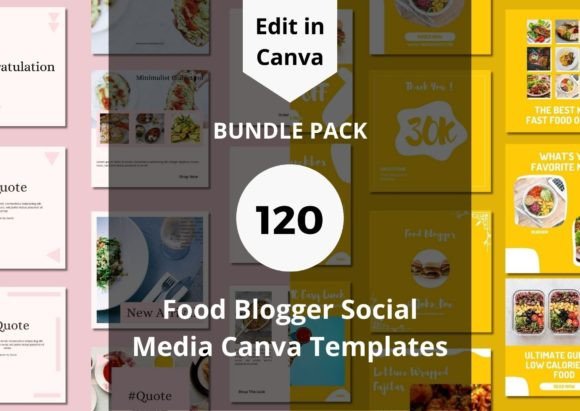 120 Food Blogger Social Media Templates: A Modern Toolkit