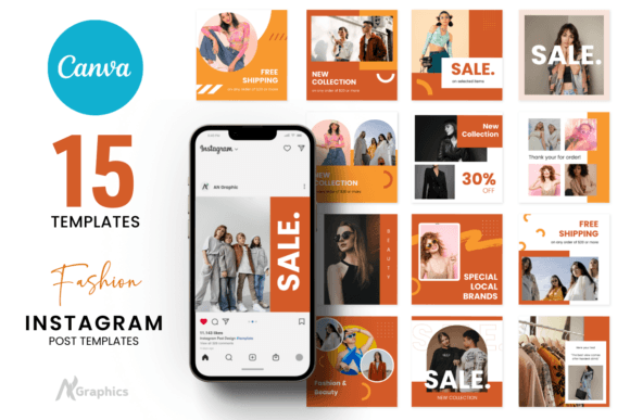 15 Fashion New Instagram Post Templates