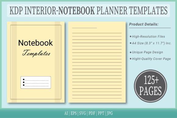 Lined Blank Notebook Templates: Your KDP Publishing Solution