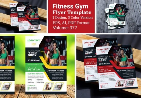 Professional Gym Marketing with Vector Flyer Templates