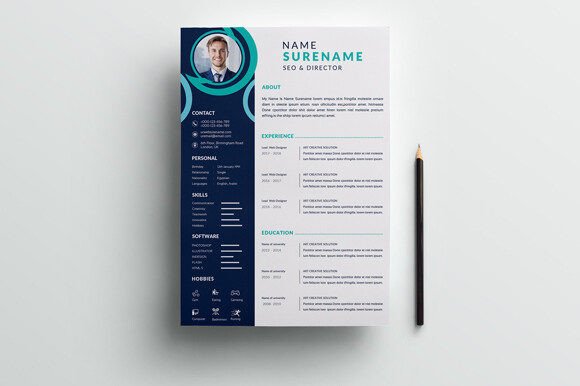 Professional Resume Templates Vol 04: A Practical Design Asset