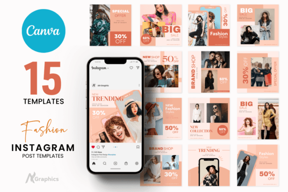 Transform Your Feed with 15 Fashion Special Instagram Post Templates
