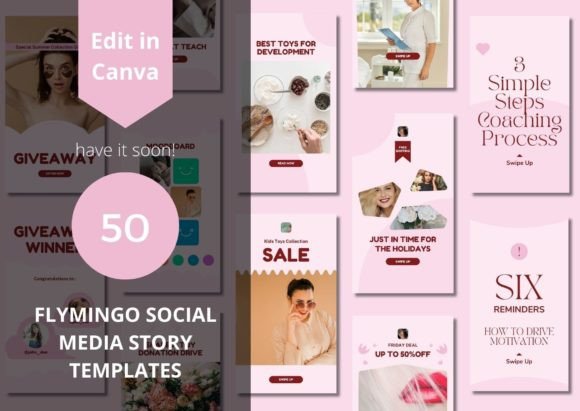 Transform Your Feed with 50 Flymingo Social Media Story Templates